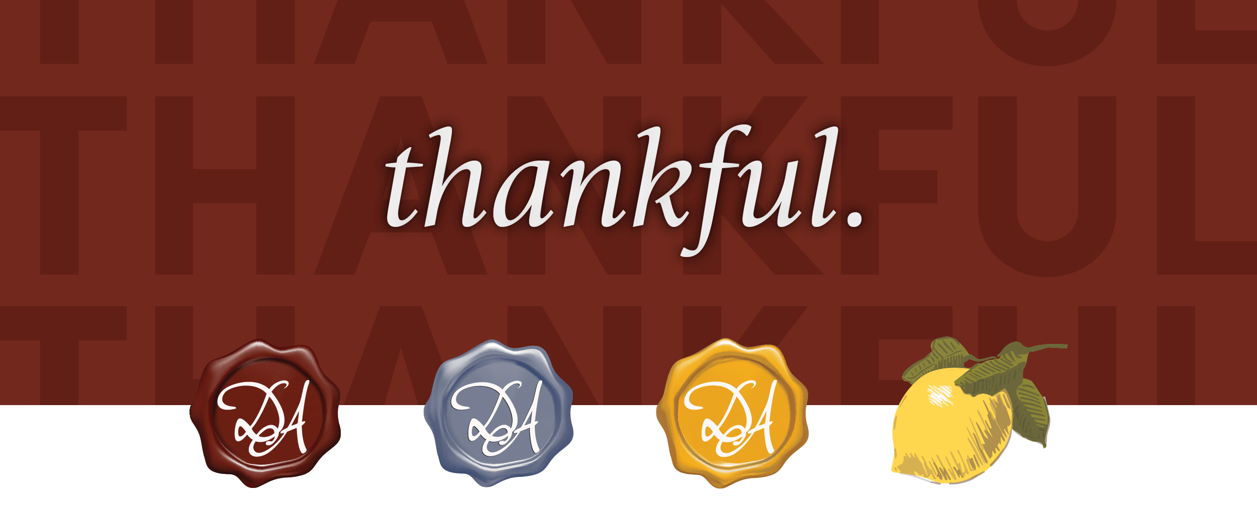 DACG_Marketing_Digital_Newsletter_2020_ThankYou_Round1_Burgundy Delbert Adams thankful logo