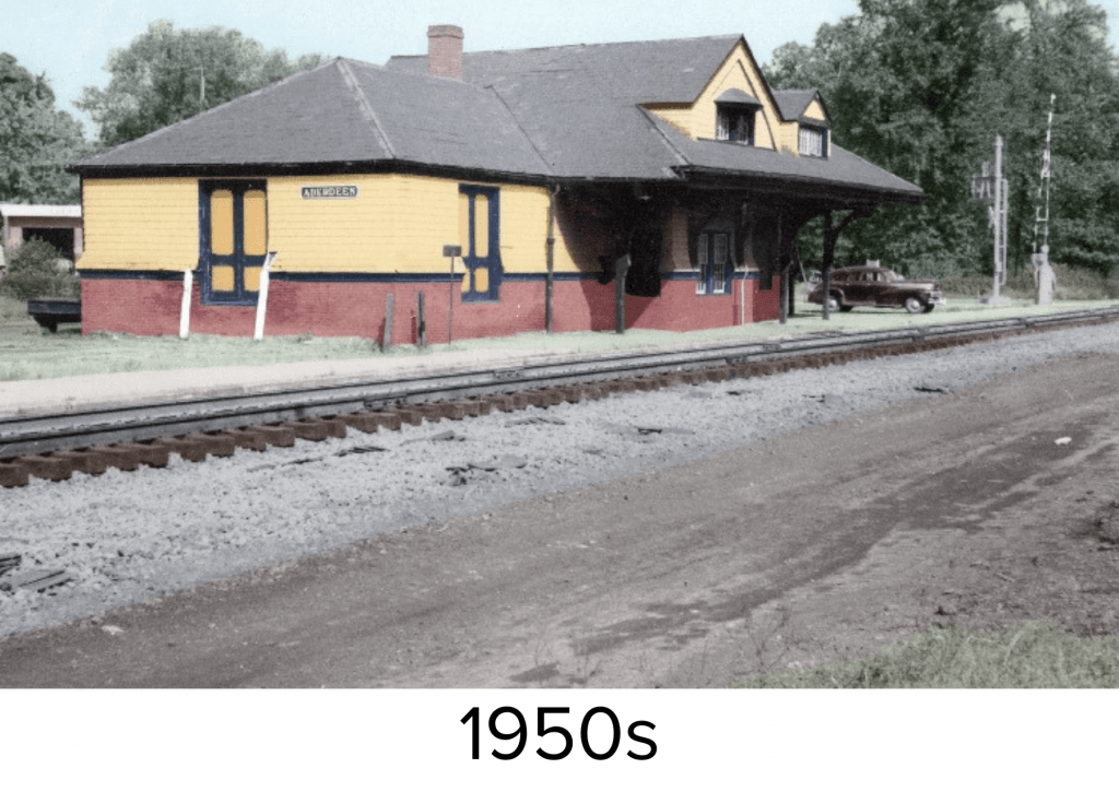 Aberdeen Station in 1950s