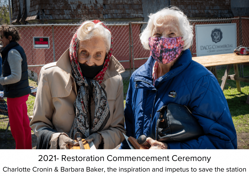 Charlotte Cronin and Barbara Baker - Restoration commencement ceremony